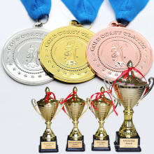 Custom 3D Design Dance School Metal Athletic Graduation Sport Medal Trophy